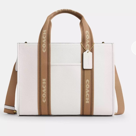 Coach Handbags - Coach 2025 Smith Leather Tote 25 .NWT Dust Bag. MSRP $378 FLASH SALE